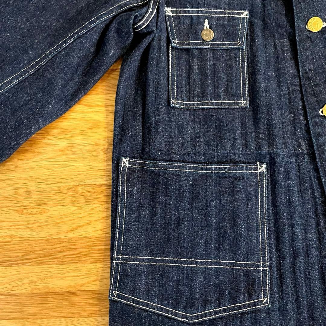 【WAREHOUSE】 Lot.2165 38 ヘリンボーン　カバーオール