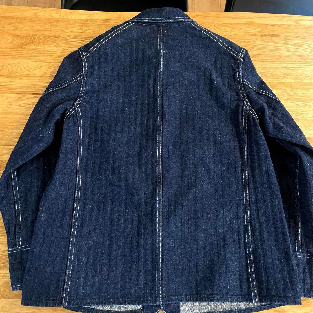 【WAREHOUSE】 Lot.2165 38 ヘリンボーン　カバーオール