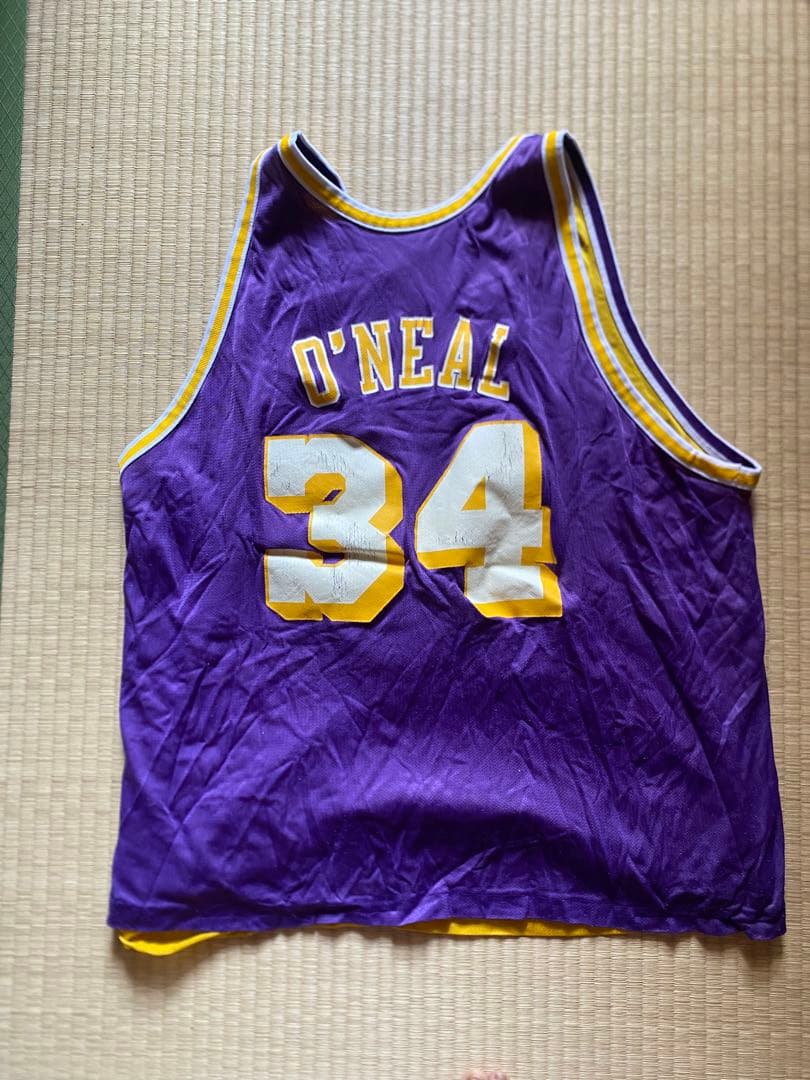 LAKERS シャキールオニール　リバーシブル　ジャージ 34 サイズ52