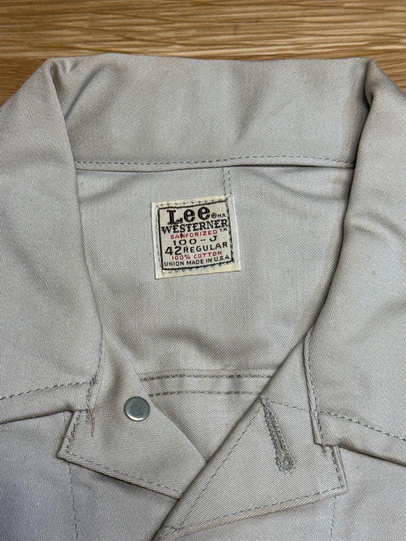★入手困難！未洗いデッドストック60s Lee 100-J ウエスターナー