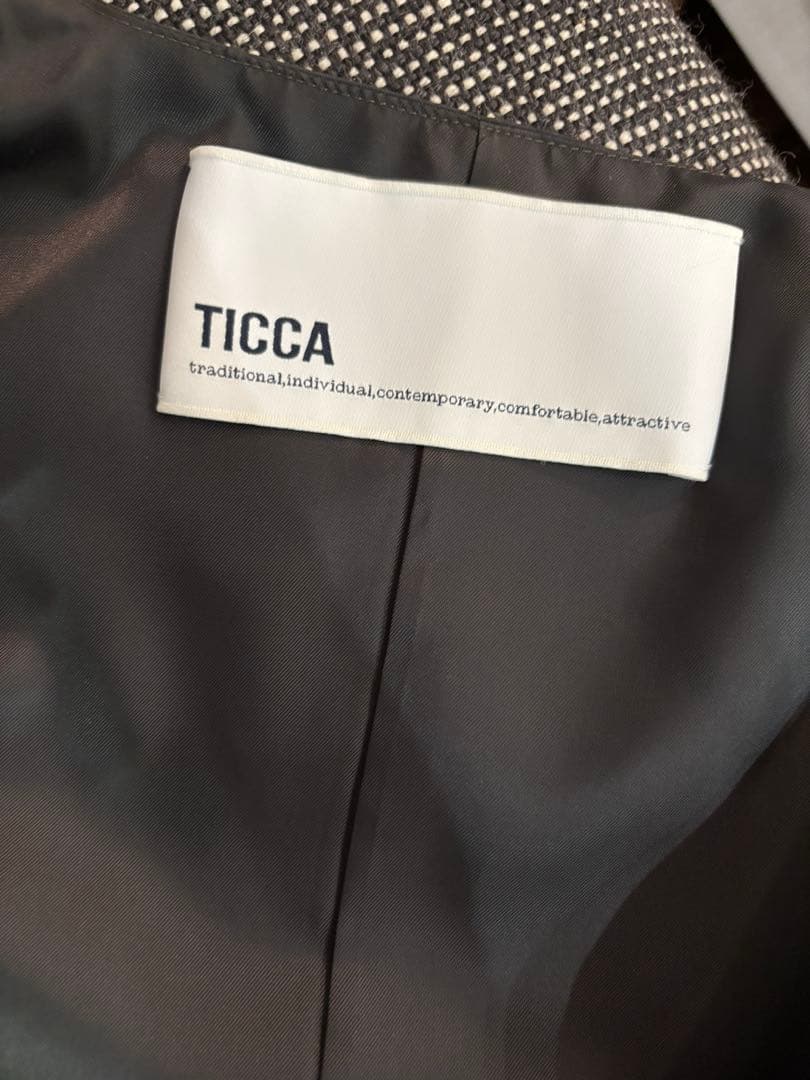 TICCA ベスト　ジレ　ベロア