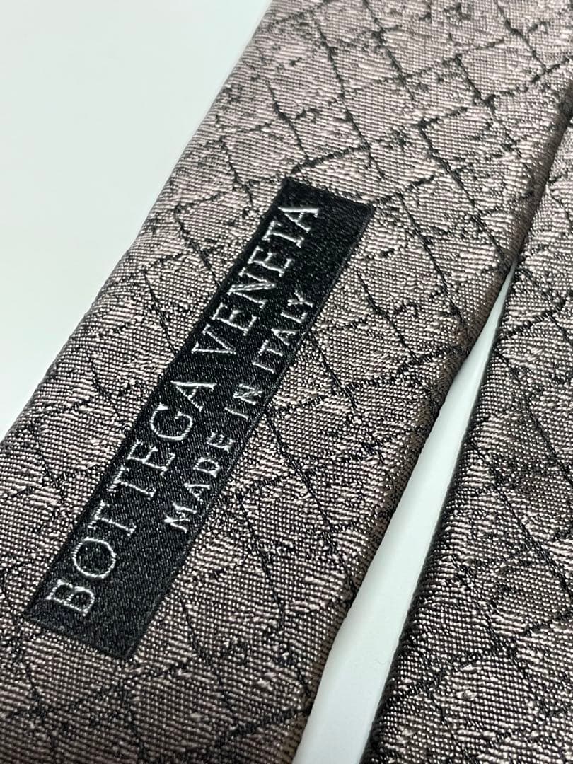 Bottega Veneta シルク ダークグレー ネクタイ 美品