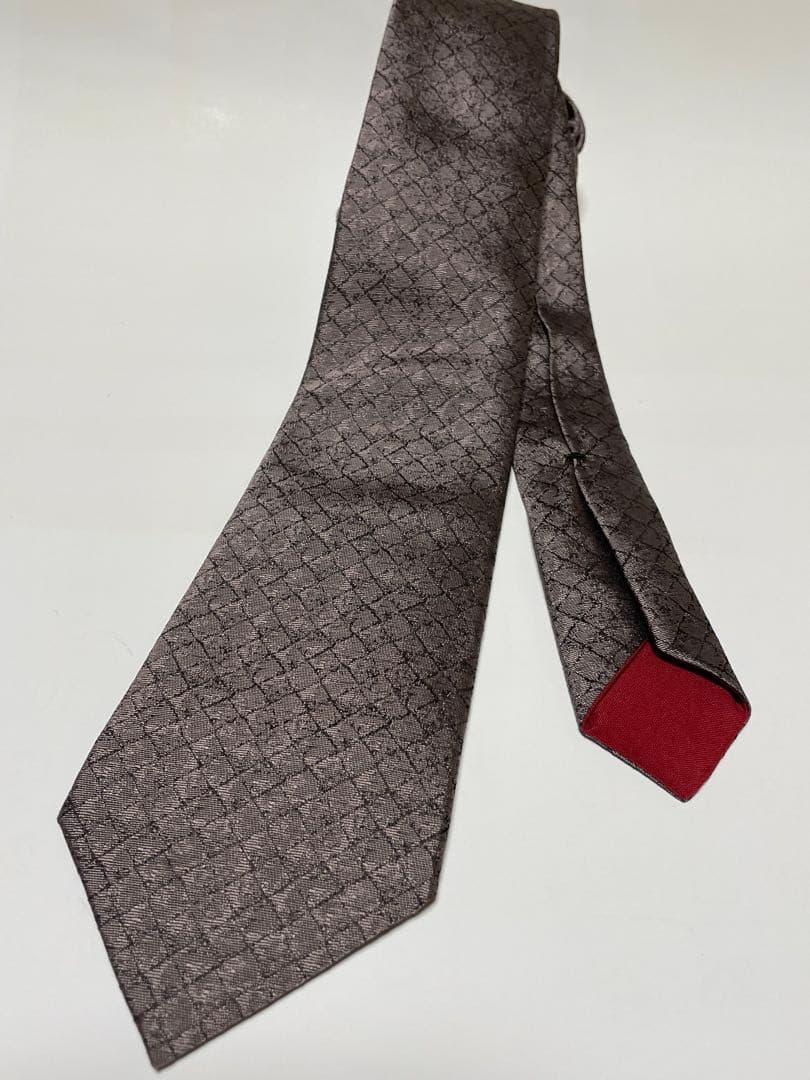 Bottega Veneta シルク ダークグレー ネクタイ 美品