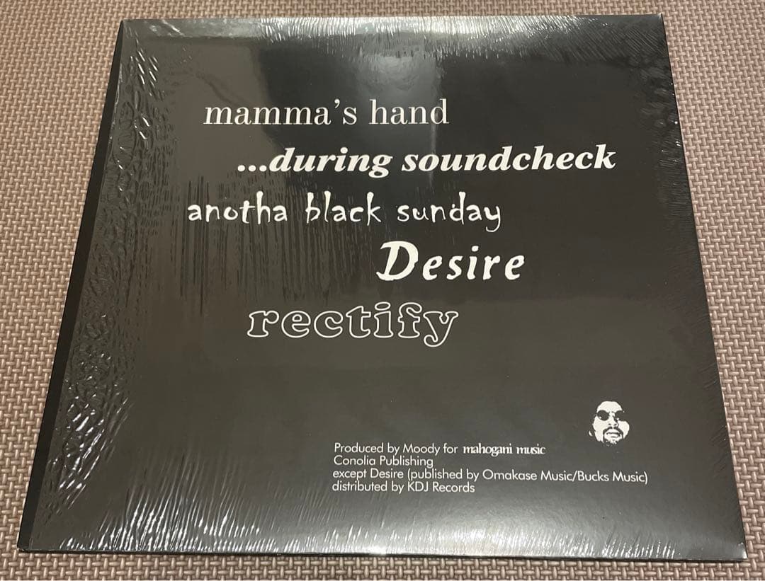 MOODYMANN anotha black sunday レコード moody