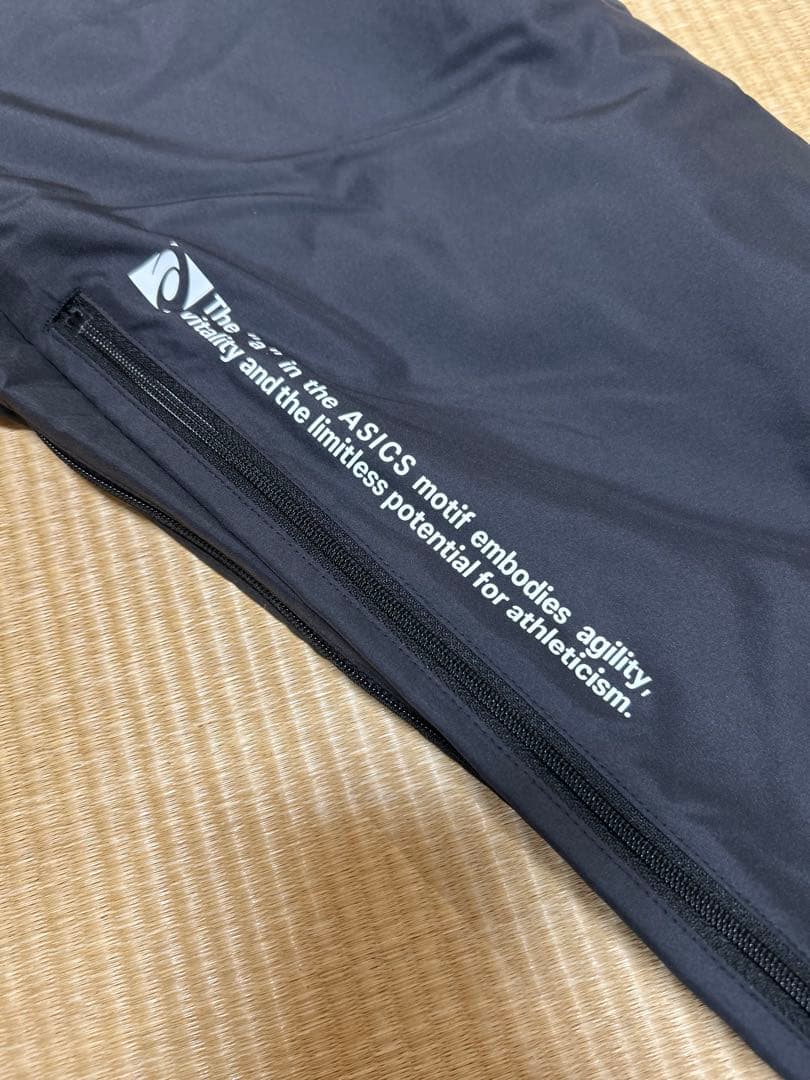 割引アシックス ユニセックス　XL ウインドブレーカーパンツ　ブラック