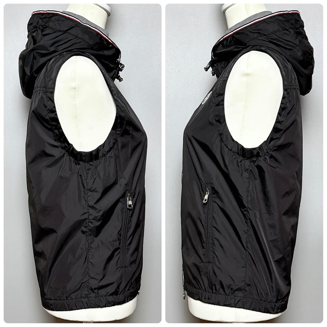 MONCLER / DENEB ナイロンベスト 0 ブラック レディース