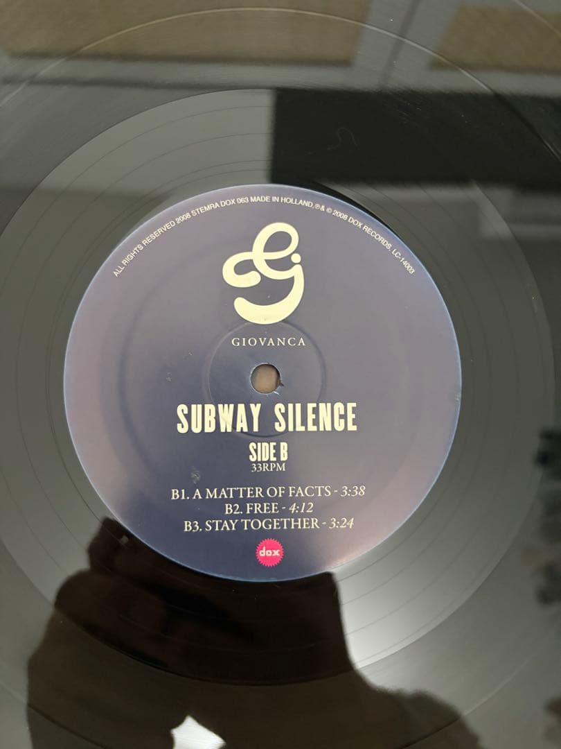 超レア盤　GIOVANCA SUBWAY SILENCE ジョヴァンカ