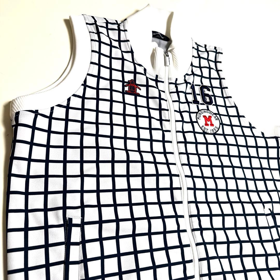 マンシングウェア【Munsingwear 】 　★ジップアップベスト★Ｌサイズ★