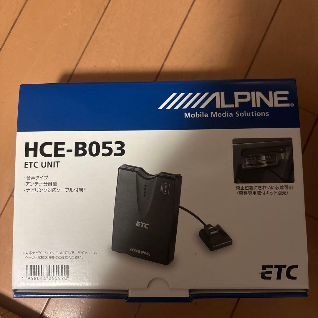 アルパイン　ETC 【品番】　HCE-B053