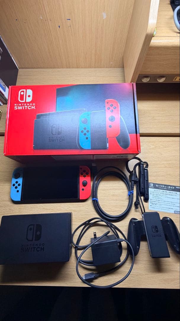 Nintendo Switch ネオンレッド・ネオンブルー 本体バッテリー強化版
