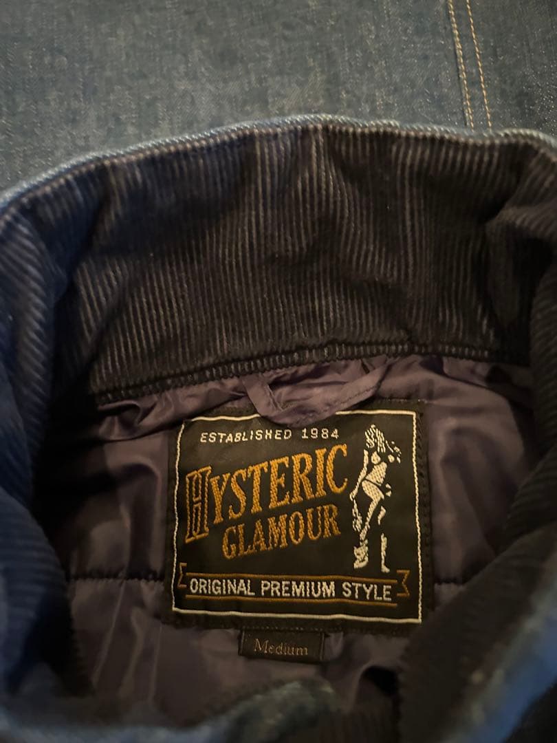 め*ぐ様 HYSTERIC GLAMOUR プリマロフトデニムジャケット／M s