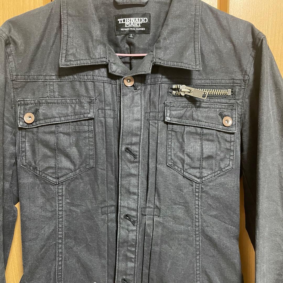 TORNADO MARTデニムジャケット coating 平成 グランジ Y2K