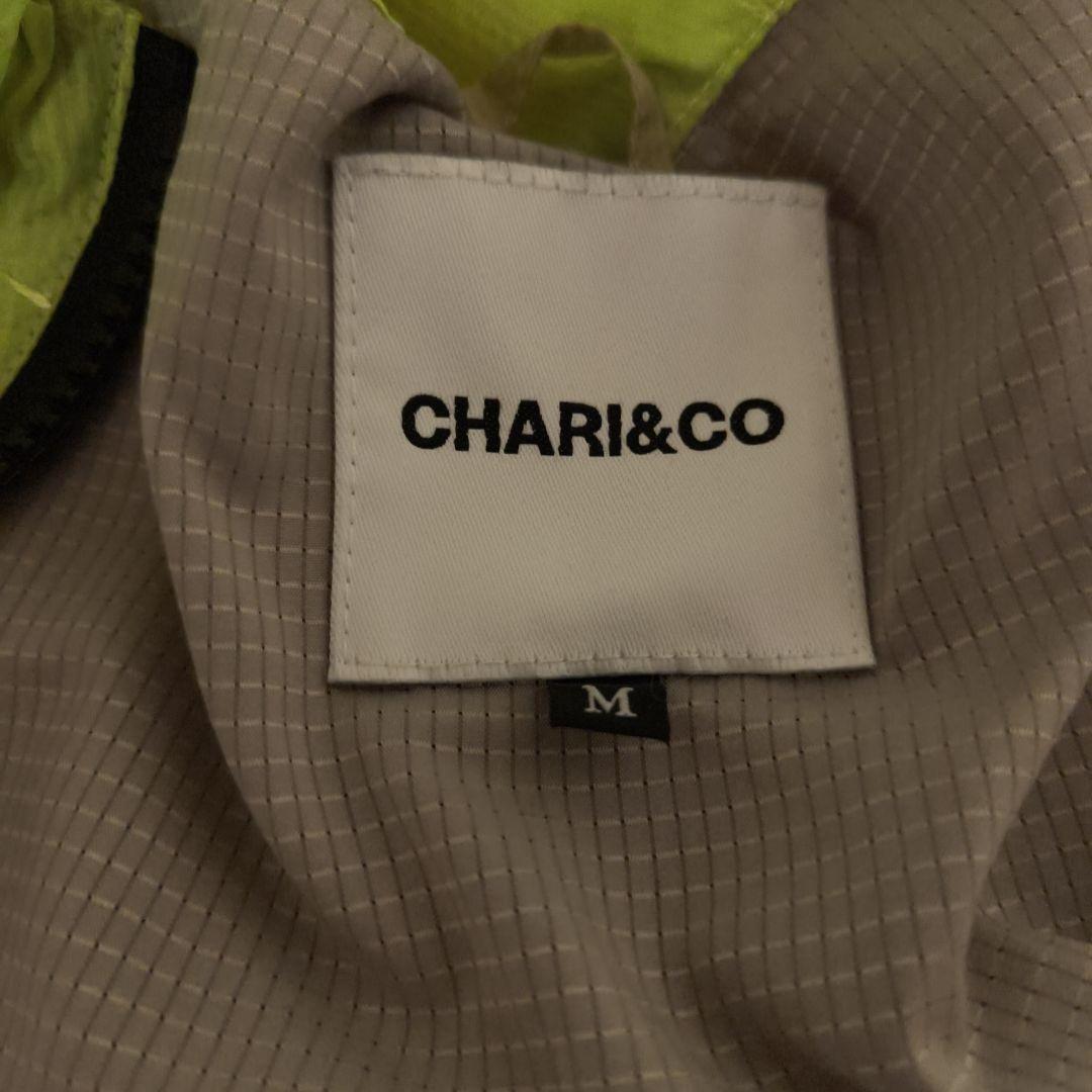 CHARI＆CO　ナイロンハーフジップパーカー