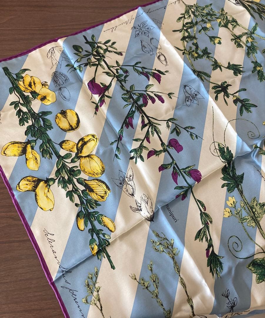 タグ付　新品　マニプリ　manipuri シルク スカーフ　IENA イエナ