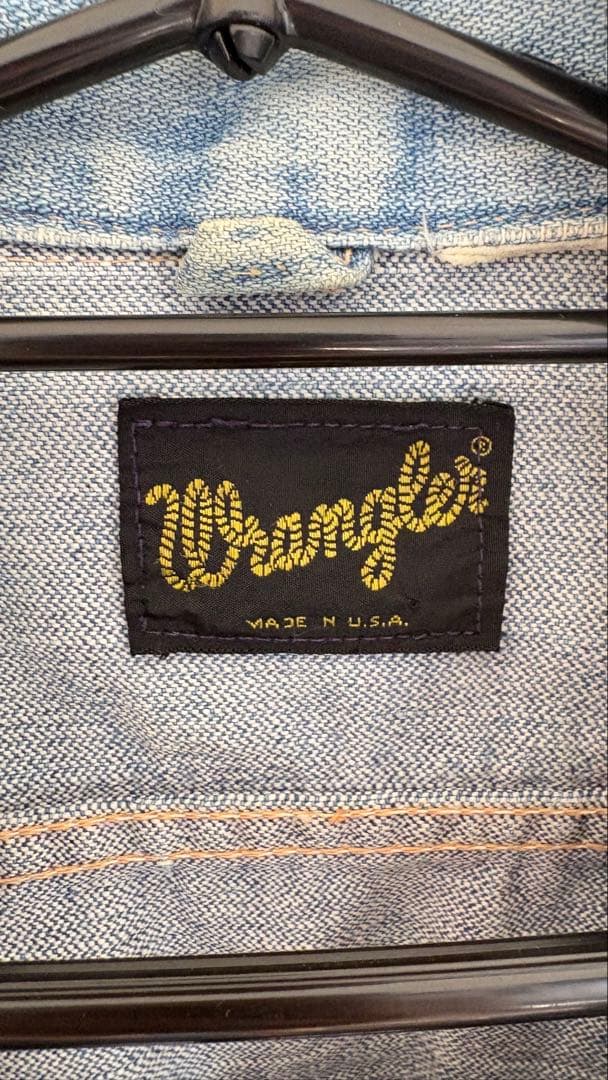 vintage 70s Wrangler 124mj 黒タグ中期