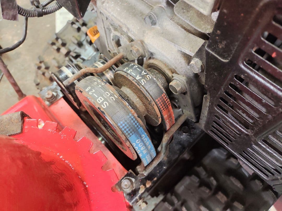 岐阜県、セル始動OK！ヤンマーYSR60S、中古除雪機