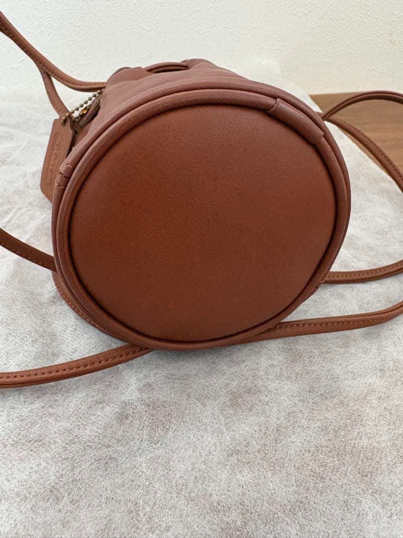 OLD COACH レザーショルダー USA ブラウン