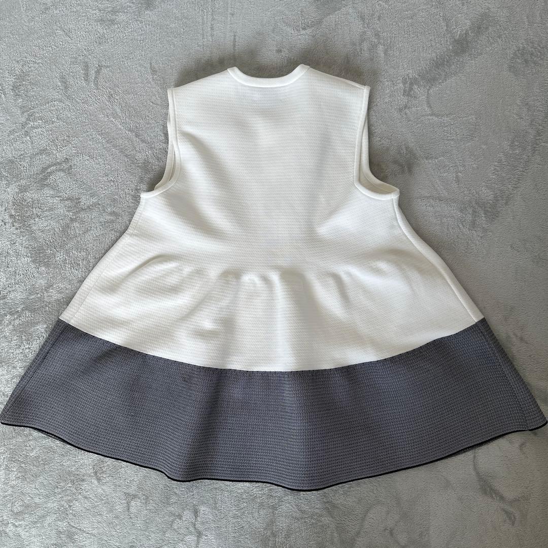 【美品】UNITED ARROWS ユナイテッドアローズ　ニットヘプラムベスト