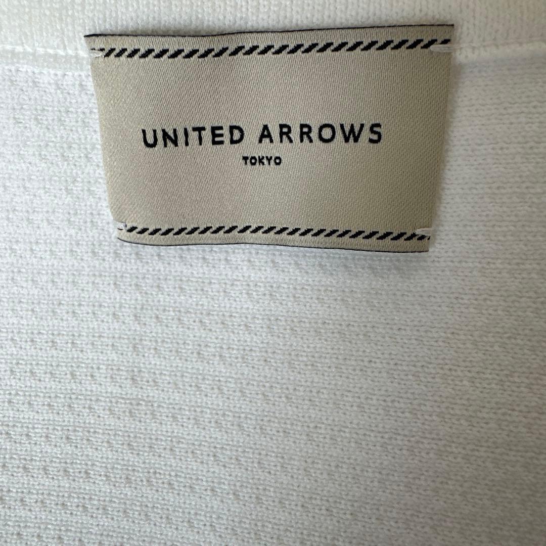 【美品】UNITED ARROWS ユナイテッドアローズ　ニットヘプラムベスト
