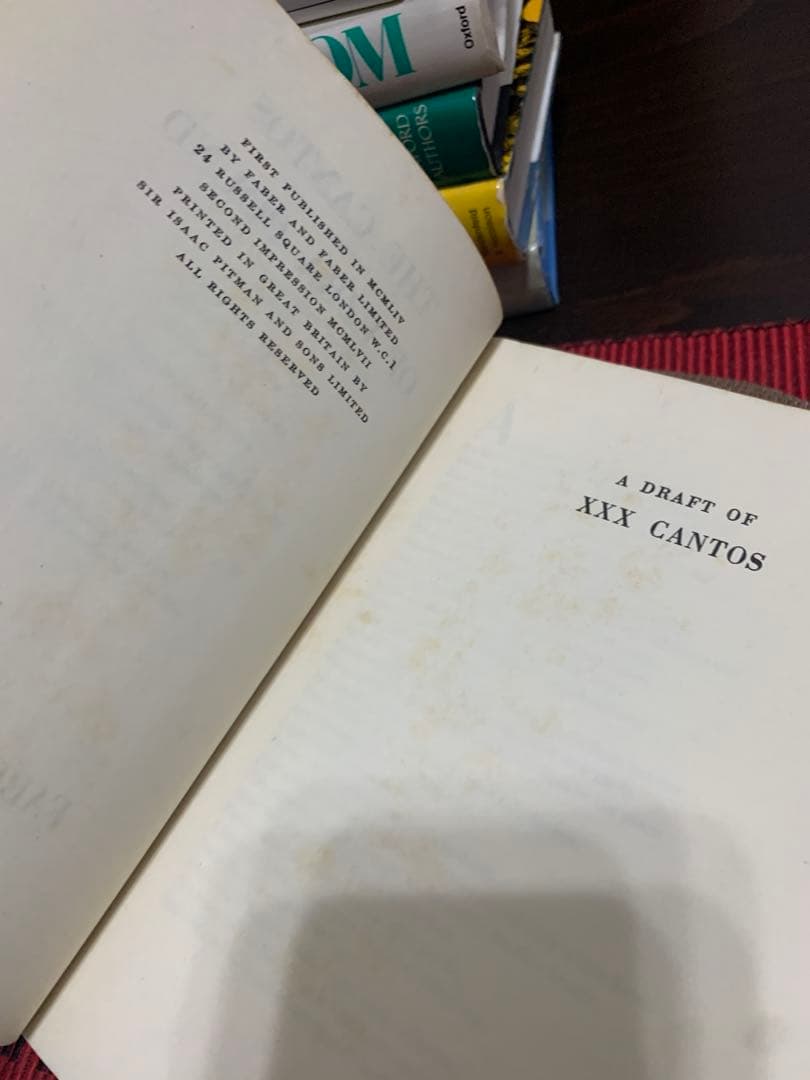 希少　The Cantos of Ezra Pound