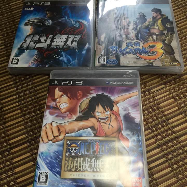 ジャンク　SONY Play Station3 ワンピース 北斗 戦国