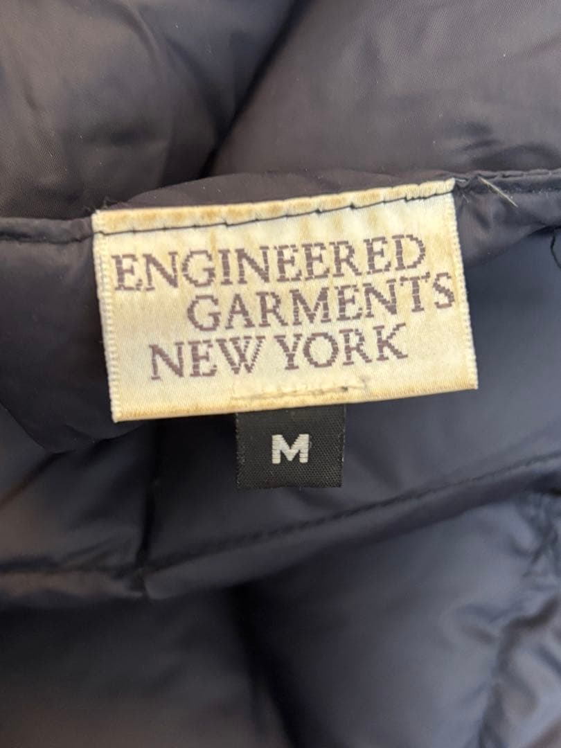 ENGINEERED GARMENTS ブラックダウンベスト M