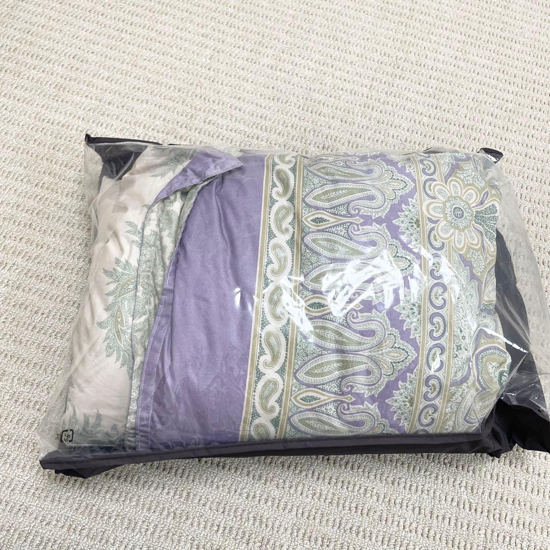 未使用❤️エトロ 西川 ダウン ハーフケット ペイズリー 柄
