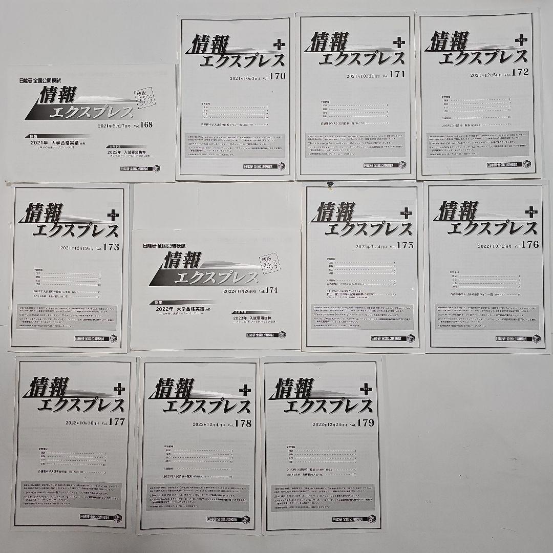 日能研6年前期 全国公開模試5回分・春期講習特別テスト・情報エクスプレス11回分