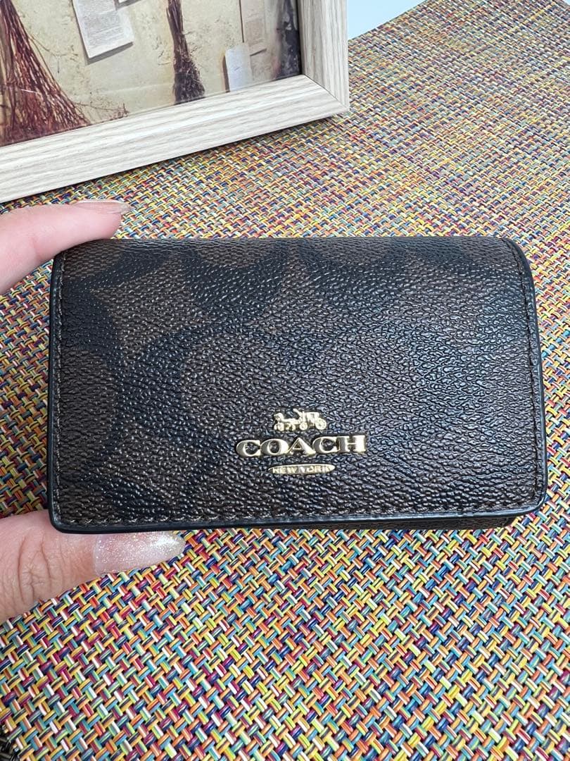 おーちゃん ✨極美品✨COACH コーチ　５連キーケース　シグネチャー
