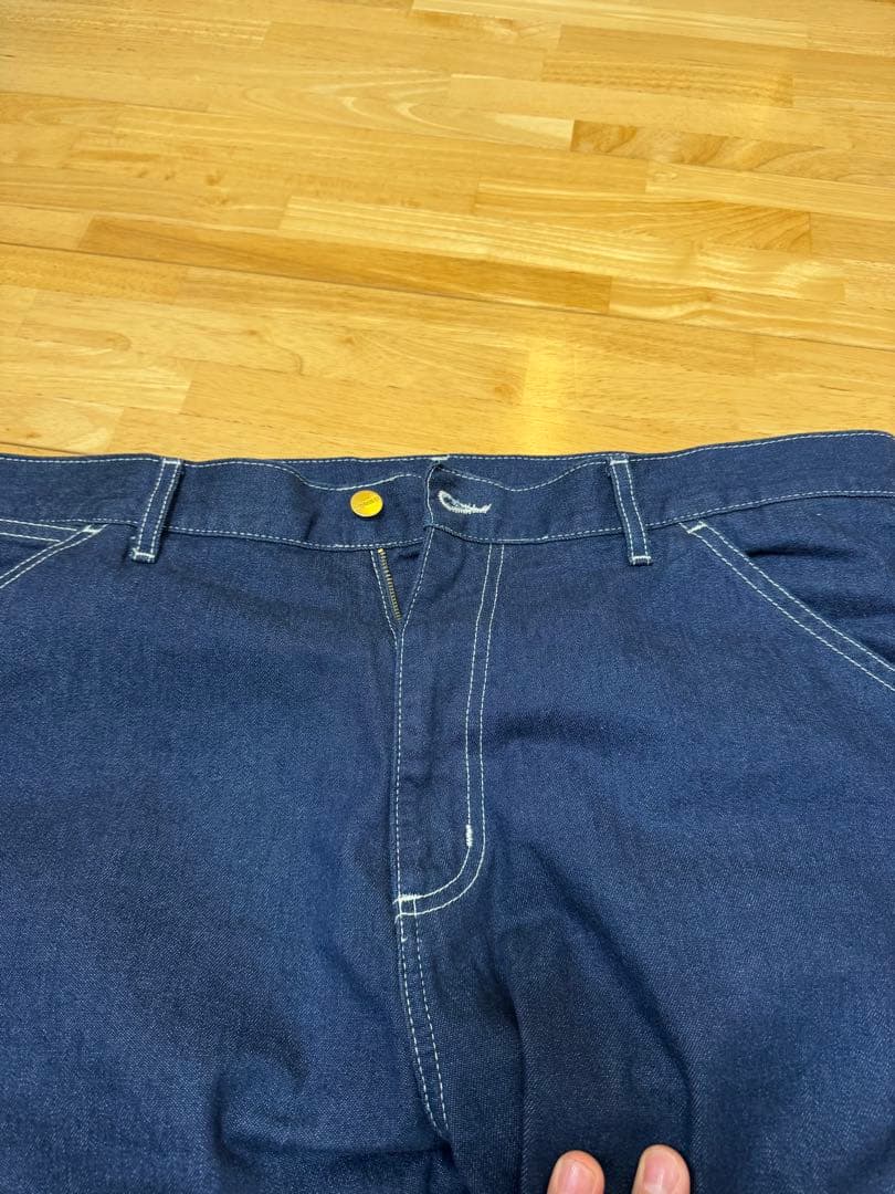 早い者勝ち　Carhartt WIP ダークブルー ワークパンツ