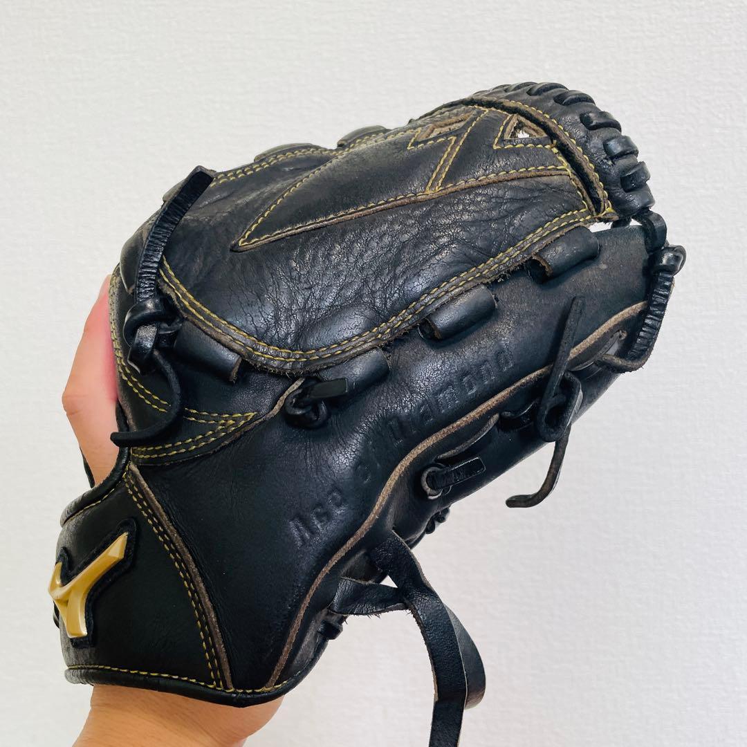 【MIZUNO】Global Elite 軟式グローブ 黒 内野手用　即戦力