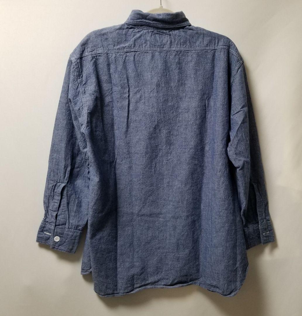 【未使用品・現行販売品】バズリクソンズ×ビームスボーイ　別注シャンブレーシャツ