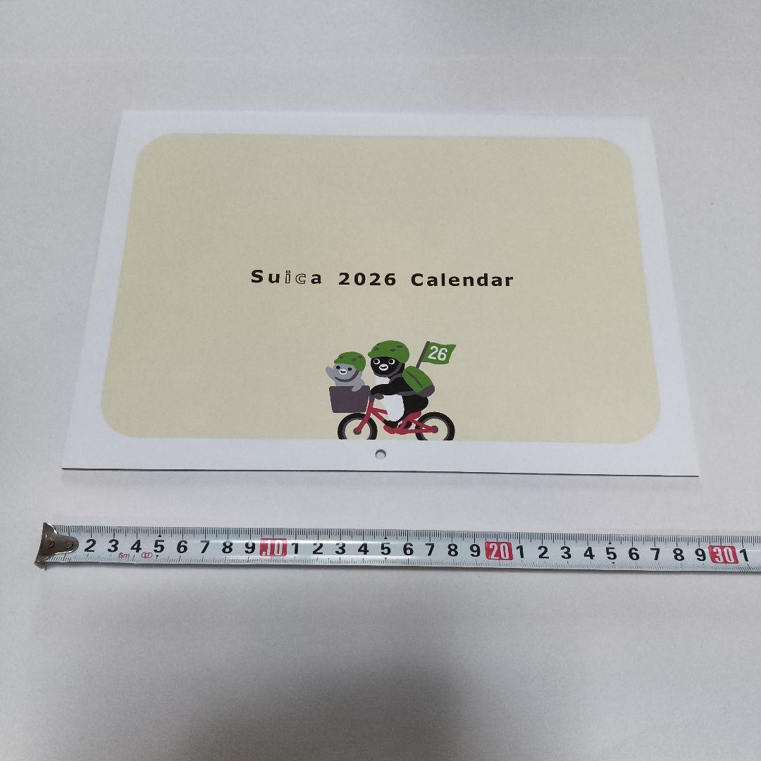 Suicaペンギン 壁掛けカレンダー2026