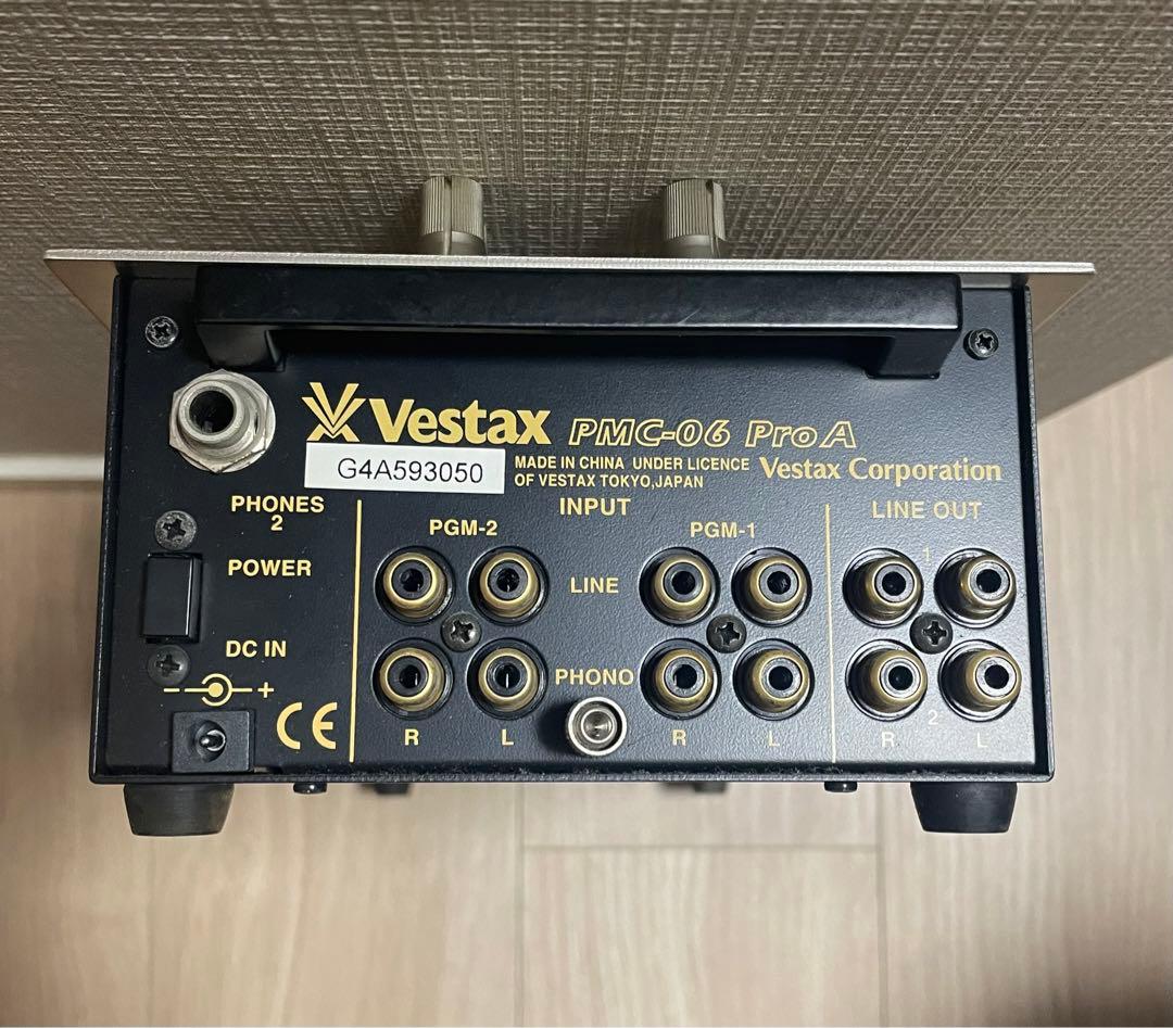 VESTAX ベスタクス　PMC-06 ProA DJミキサー　純正アダプタ付き