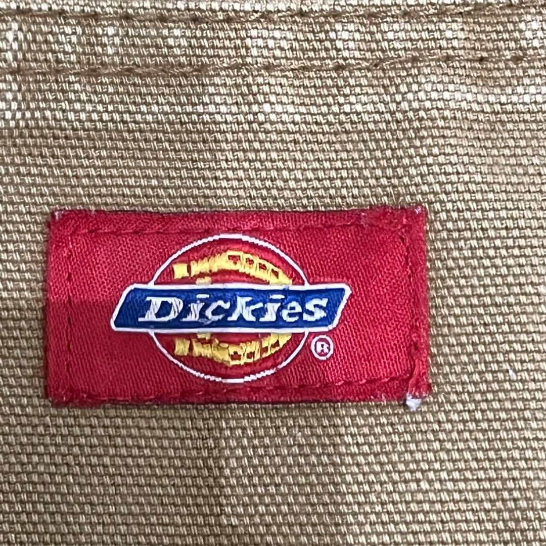 ディッキーズ Dickies ワークパンツ ダブルニー ブラウン ペンキ飛び