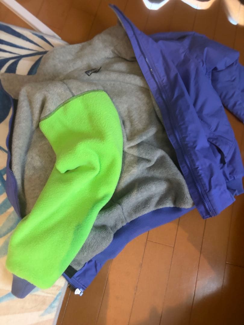 Patagonia 紫 シェルド シンチラジャケット 木村拓哉