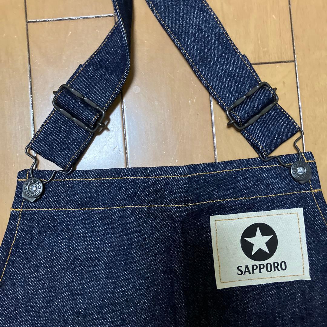 新品　サッポロ　デニムエプロン