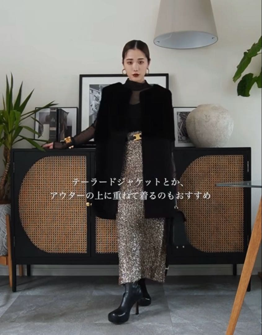 ANDREA&Co.【AUBREY】ロングファージレ完売品