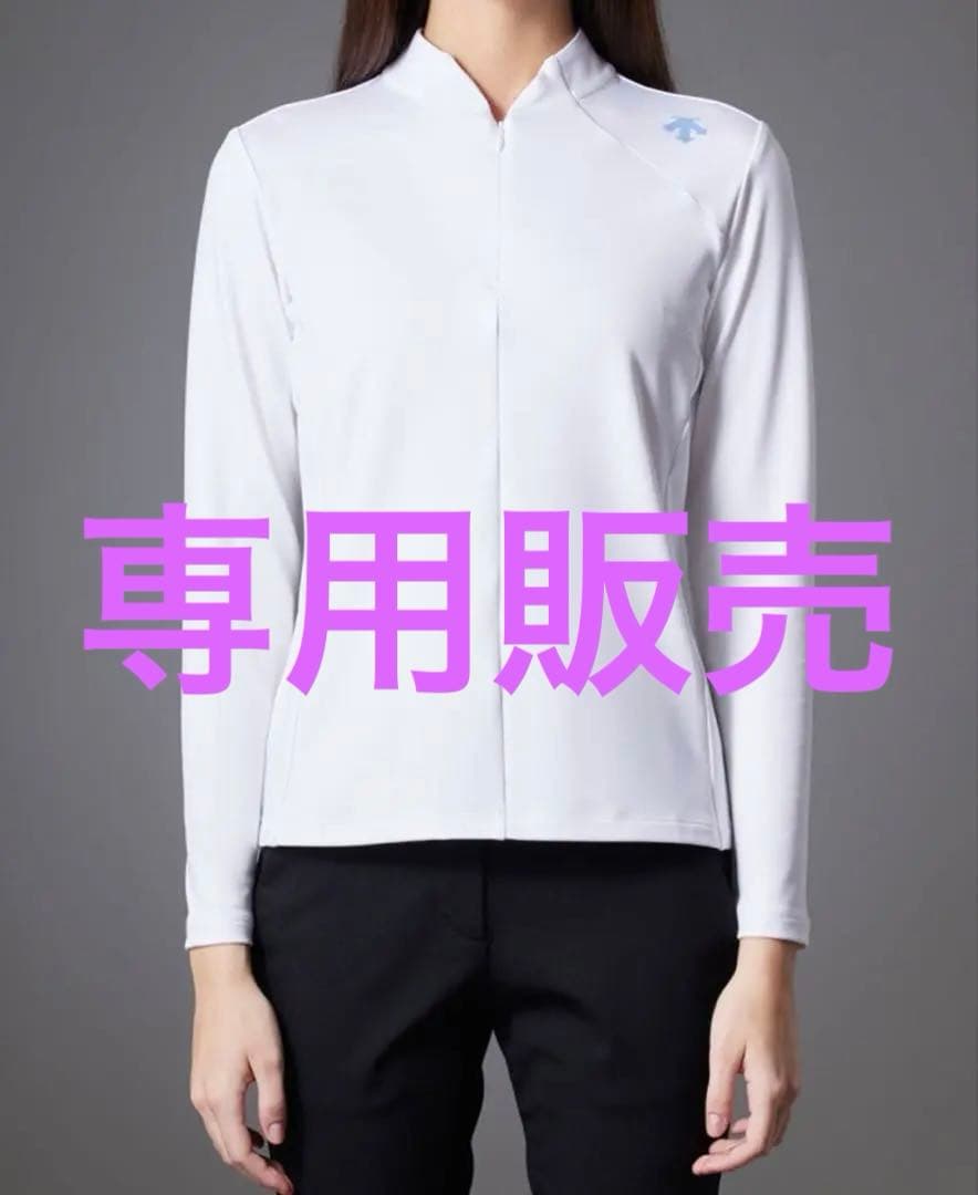 DESCENTE GOLF ハーフジップの長袖シャツ