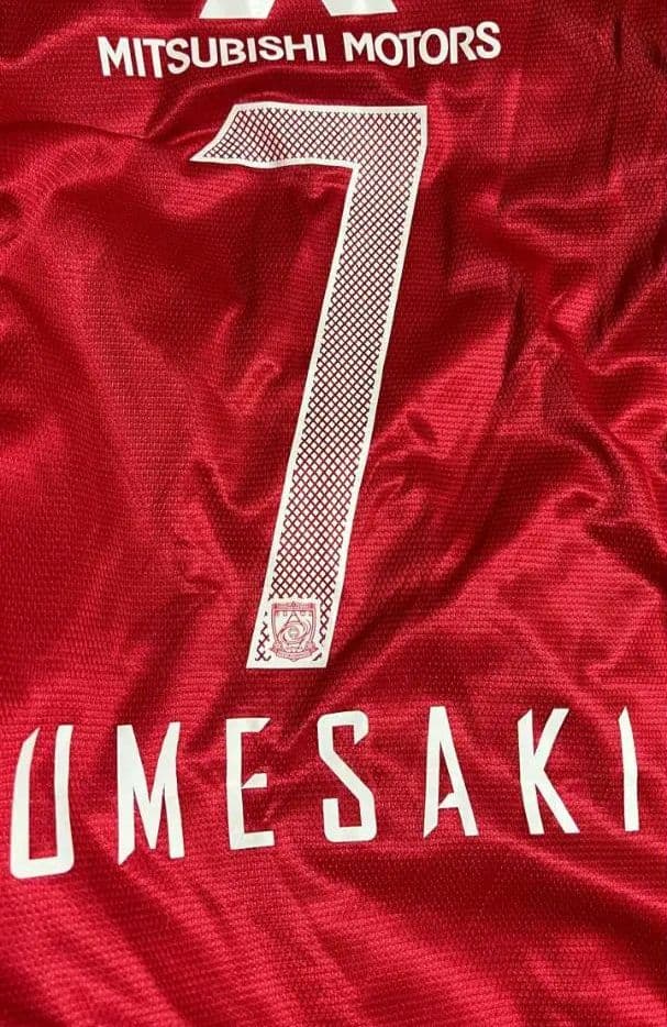 浦和レッズ 梅崎司 ユニフォーム 2013 NIKE 金刺繍ロゴ