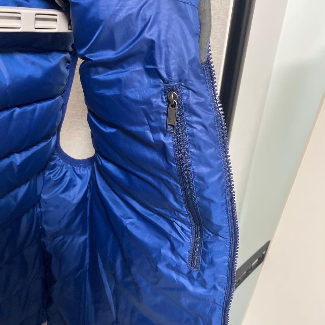 patagonia ダウンベスト XS 青