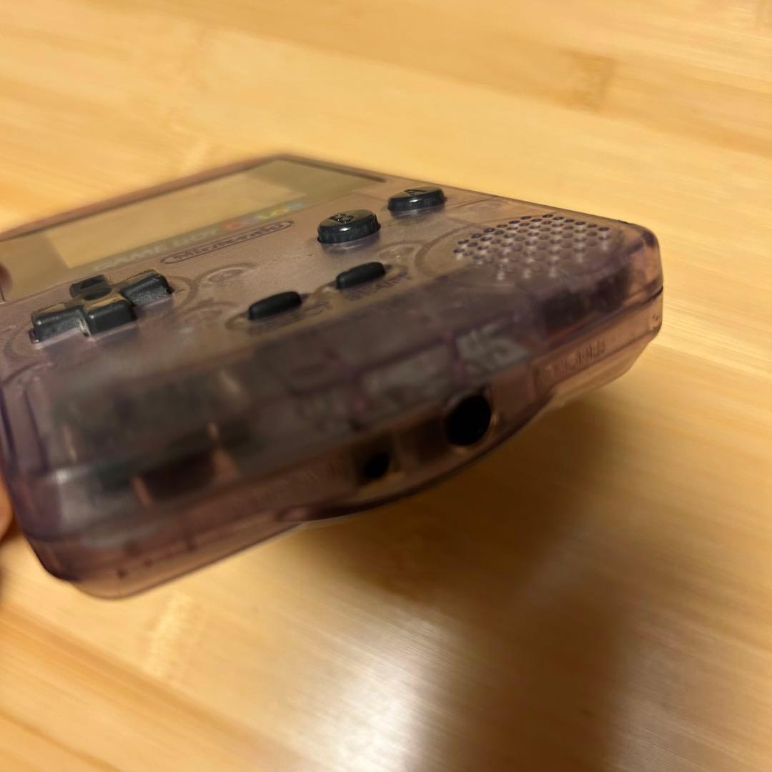 ゲームボーイカラー　本体　クリアパープル　任天堂