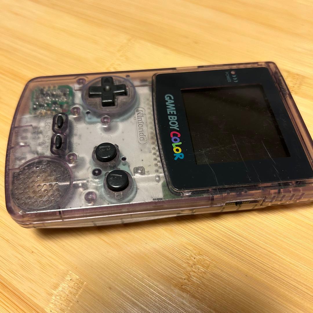 ゲームボーイカラー　本体　クリアパープル　任天堂