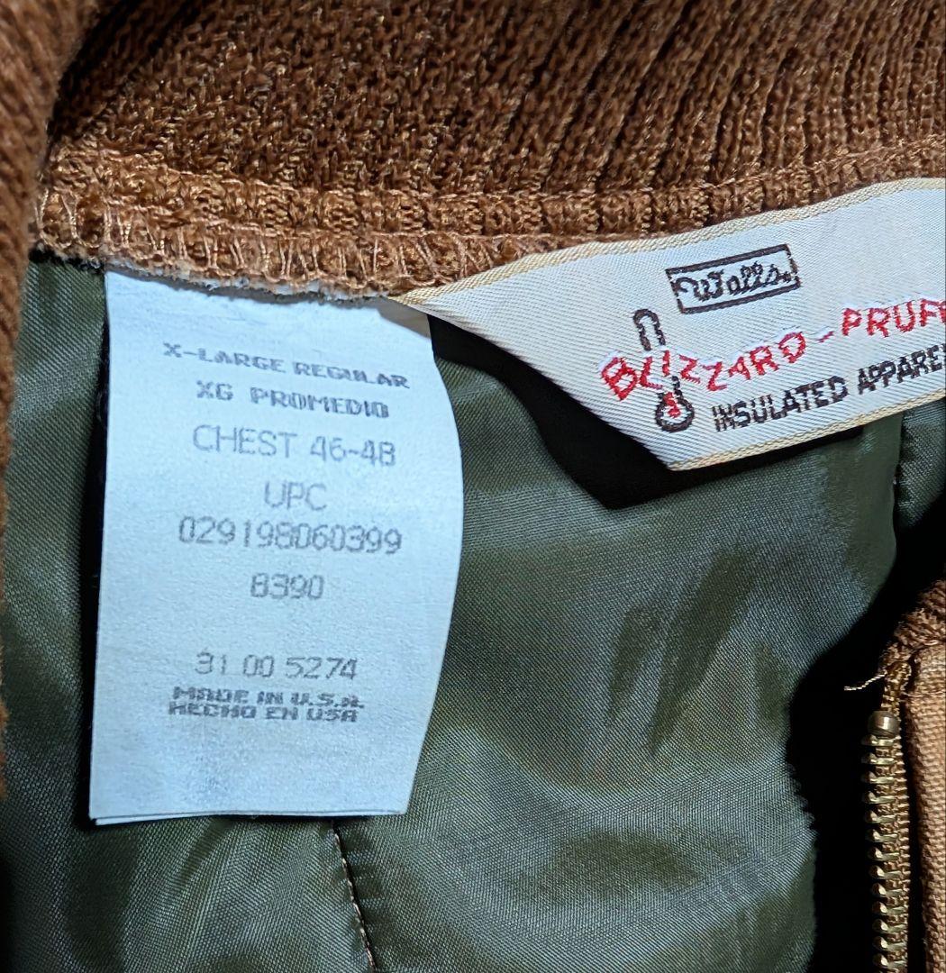 Walls ダック地ベストMADE in USA 企業物 XLサイズ