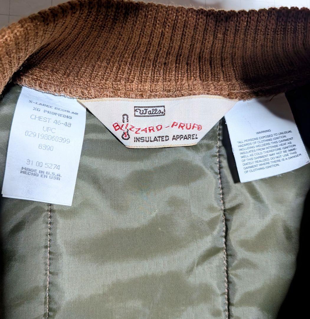 Walls ダック地ベストMADE in USA 企業物 XLサイズ