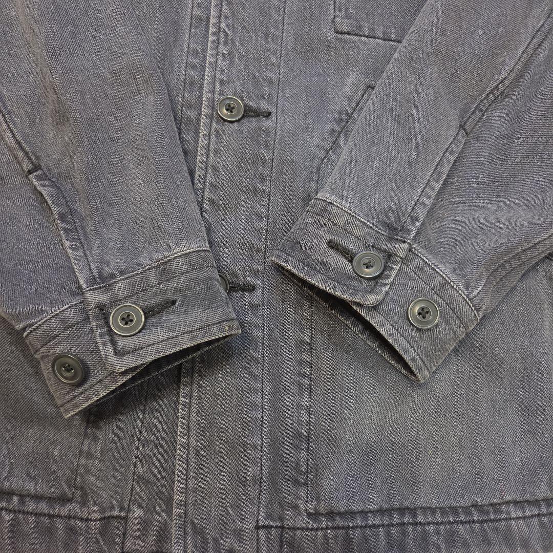 ユニクロU オーバーサイズカラーデニムジャケットXL グレー 25AW