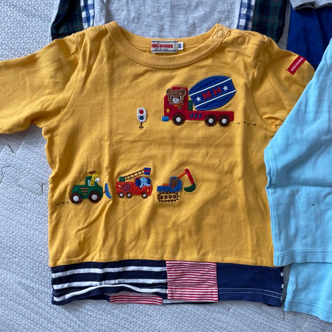 ミキハウス ホットビスケッツ9枚セット　男の子　長袖Tシャツ 90cm