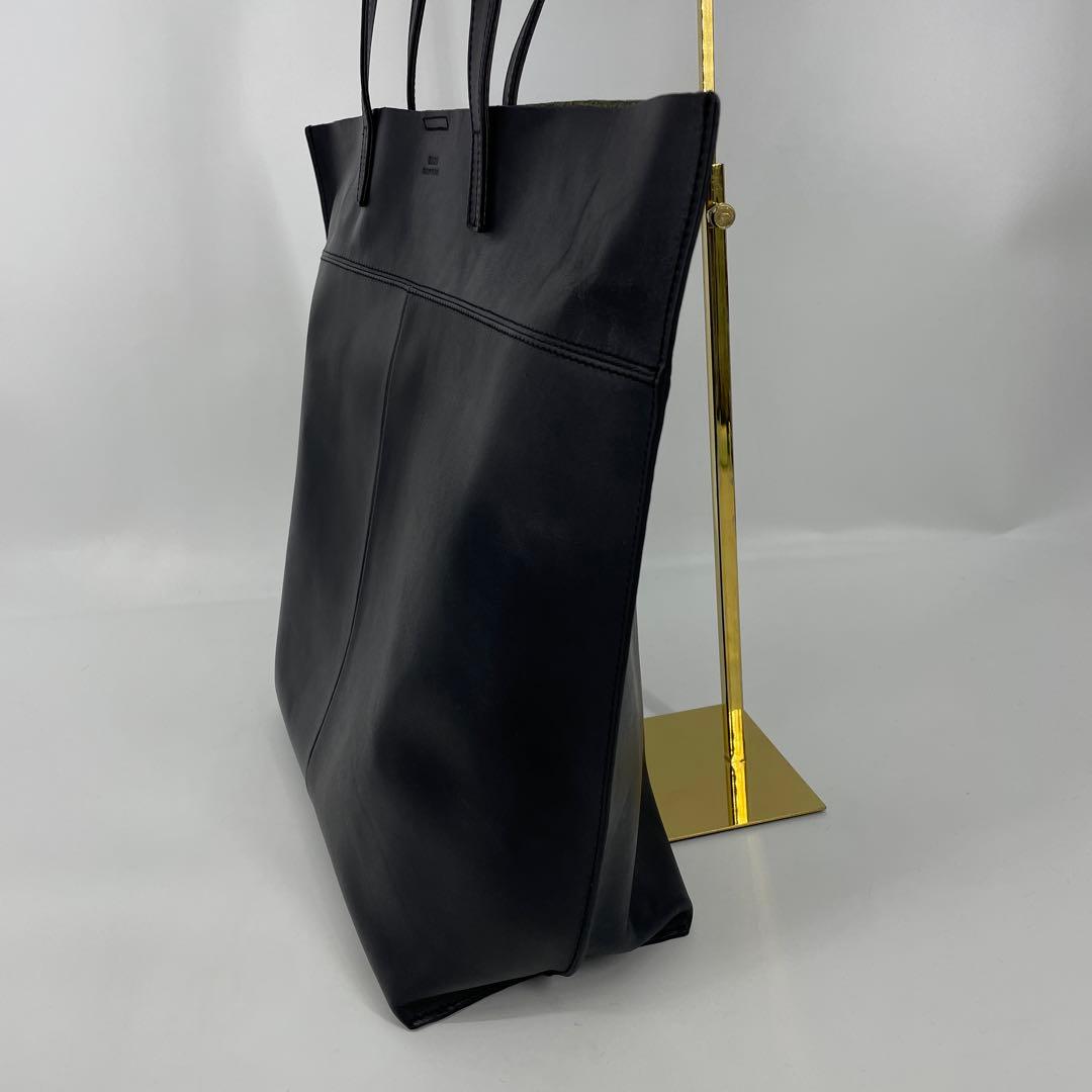 ☆新品同様☆MEN'S BIGI☆SEEKER☆レザートートバッグ☆本革☆黒