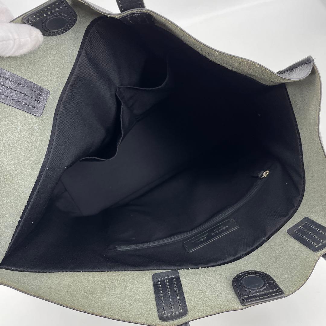 ☆新品同様☆MEN'S BIGI☆SEEKER☆レザートートバッグ☆本革☆黒
