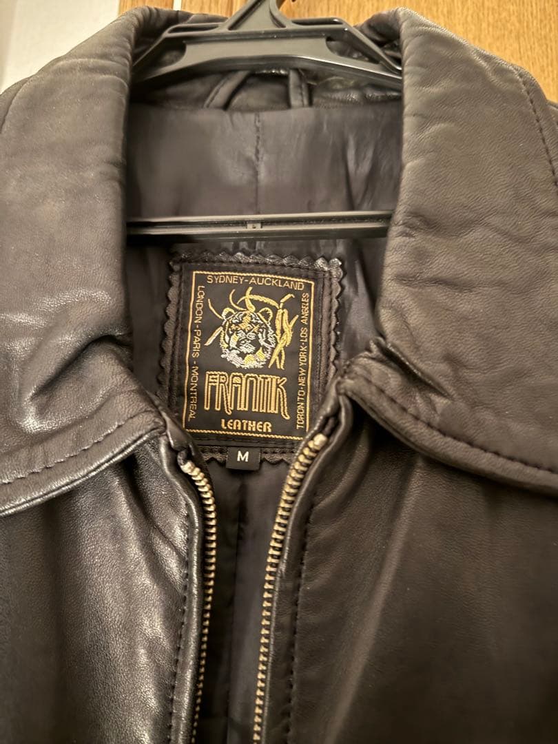 vintage 古着　レザージャケット　渋谷アンドコー購入　定価7万円